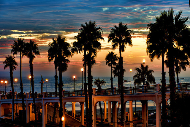 Oceanside Pier at Sunset